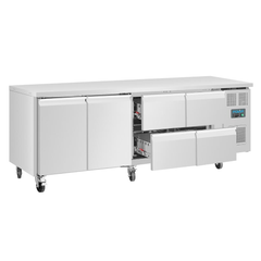 Polar 284L U-series Counters 4 drawers / 2 doors