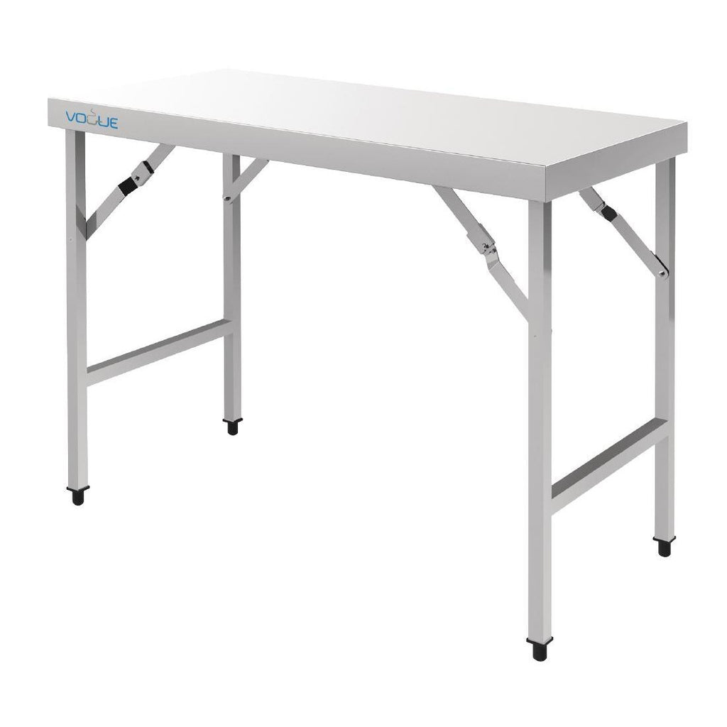 Vogue 1200mm Stainless Steel Folding Table - CB905