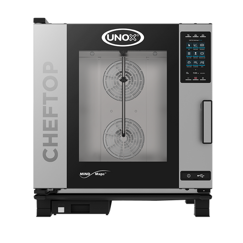 UNOX UNOX CHEFTOP MIND.Maps 7 Tray 1/1 GN Gas Combi Oven XEVC-0711-GPRM