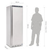 Polar C-Series 365L Single Door Upright Freezer Stainless Steel - CD083-A