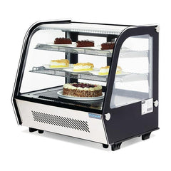 Polar G-Series 120L Countertop Food Display Fridge Black