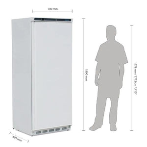 Polar C-Series 600L Single Door Upright Fridge White - CD614-A