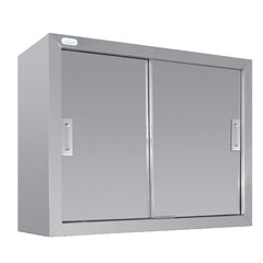 Vogue Vogue Stainless Steel Wall Cupboard 900mm