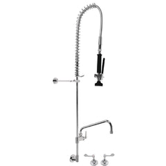 3monkeez Concealed Mount Pre-Rinse Tap with 12in Pot Filler Black - icegroup hospitality superstore