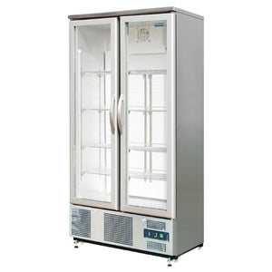 Polar Double Door Upright Back Bar Cooler 490L - icegroup hospitality superstore