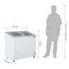 Polar 200L G-Series Display Chest Freezer