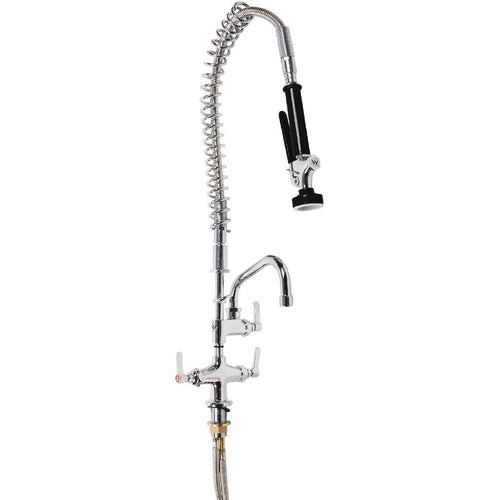 3Monkeez 3monkeez Compact Dual Hob Mounted Pre-Rinse Tap with 6"Pot Filler - T-3M53015-C