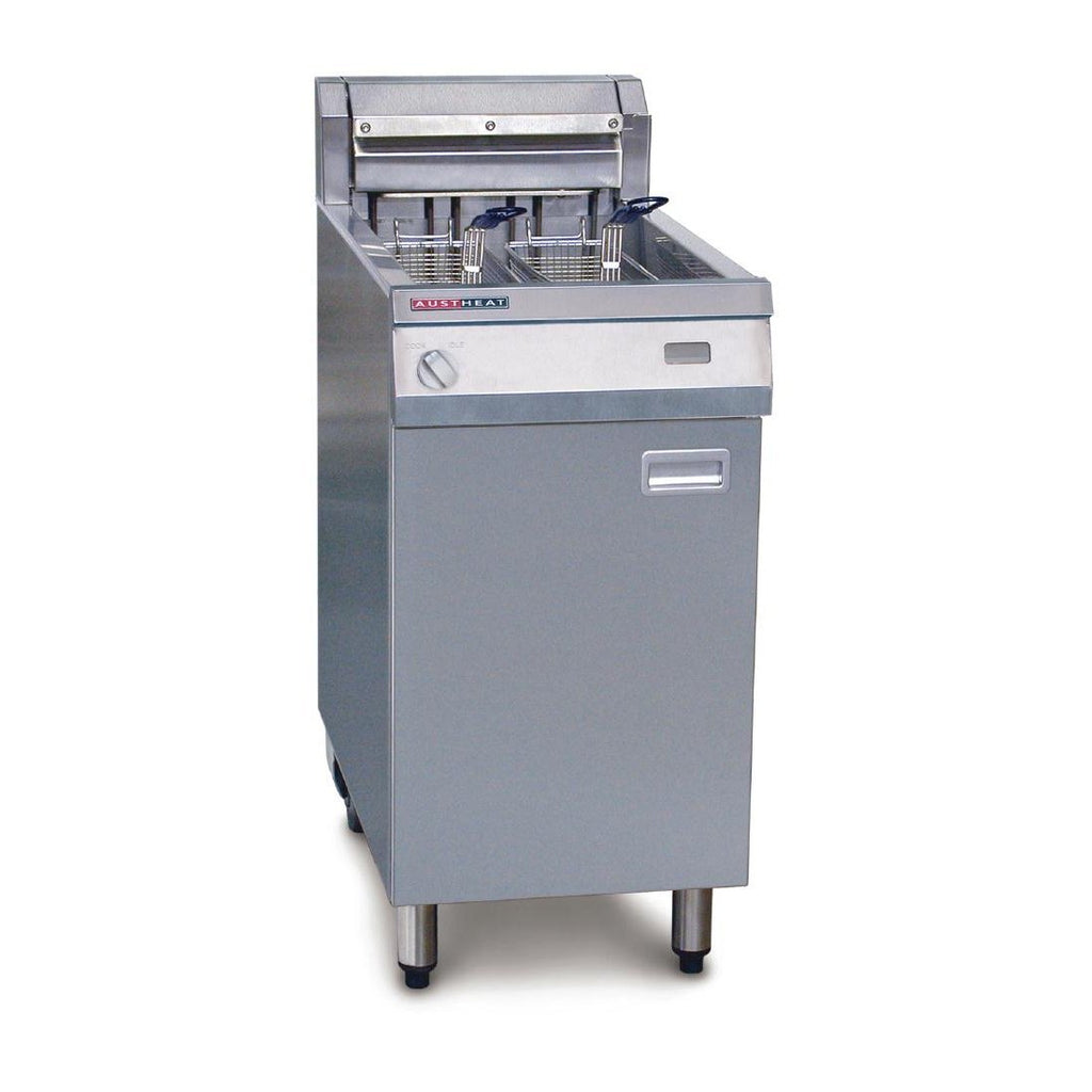 Austheat Upright Electric Deep Fryer With Rapid Recovery - AF812R