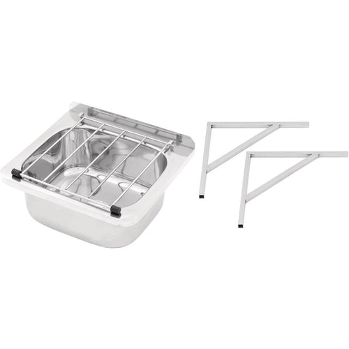 3Monkeez 3monkeez® Cleaners Sink with Grate & Brackets 31.2L model AB-CS-B