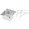 3monkeez® Cleaners Sink with Grate & Brackets 31.2L model AB-CS-B