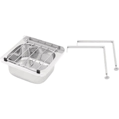 Cleaners Sink with Grate & Legs 31.2 Ltr - icegroup hospitality superstore