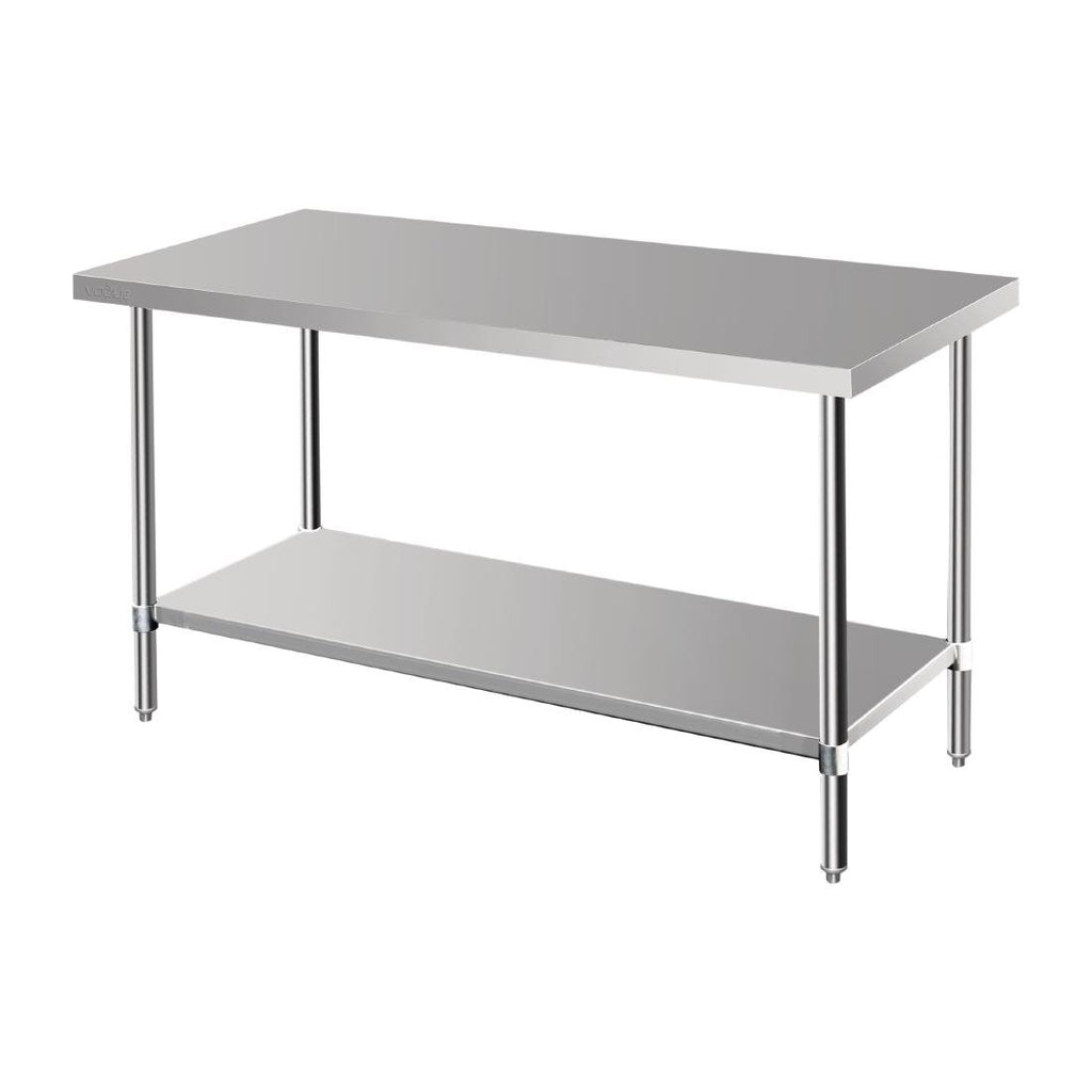 Vogue 1500mm Premium Stainless Steel Prep Table