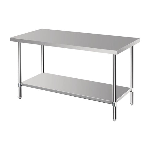 Vogue Vogue 1500mm Premium Stainless Steel Prep Table