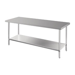 Vogue Premium Stainless Steel Prep Table 1800mm - icegroup hospitality superstore