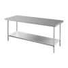 Vogue 1800mm Premium Stainless Steel Prep Table