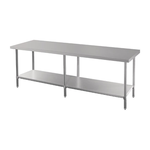 Vogue Vogue 2400mm Premium Stainless Steel Table