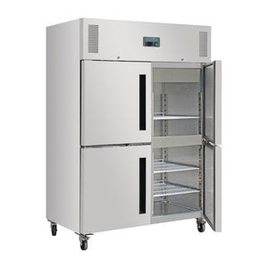 Polar Polar G-Series 1200L Double Stable Door Upright Fridge Stainless Steel