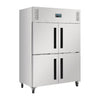 Polar G-Series 1200L Double Stable Door Upright Fridge Stainless Steel