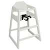 Bolero Wooden High Chair Antique White Finish