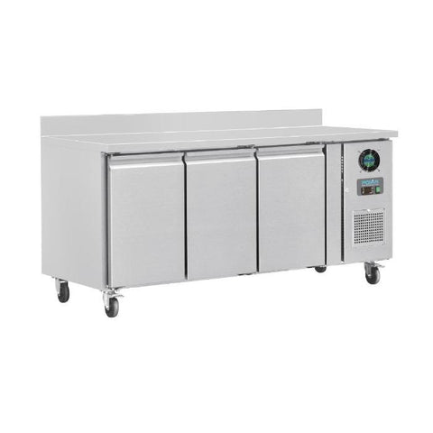 Polar 417L U-Series 3 Door Undercounter Freezer with Upstand