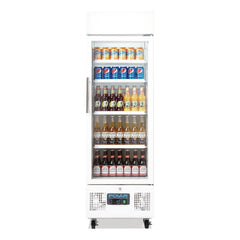 Polar Upright Refrigeration Display Cabinet 218L White - icegroup hospitality superstore