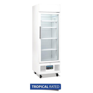Polar Upright Refrigeration Display Cabinet 218L White - icegroup hospitality superstore