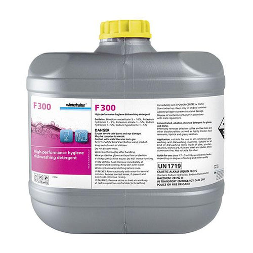 Winterhalter 15L Winterhalter F300 Universal Liquid Glass & Dishwashing Detergent