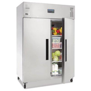 Polar 2 Door Upright Fridge 1200L Stainless Steel - icegroup hospitality superstore