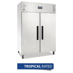 Polar 2 Door Upright Fridge 1200L Stainless Steel - icegroup hospitality superstore