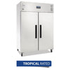 Polar 1200L G-Series Upright 2 Door Fridge Stainless Steel - DL895-A