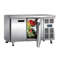 Polar Polar 282L U-Series 2 Door Counter Fridge Stainless Steel