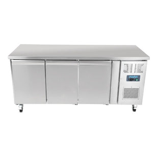 Polar 417L U-Series 3 Door Undercounter Fridge Stainless Steel