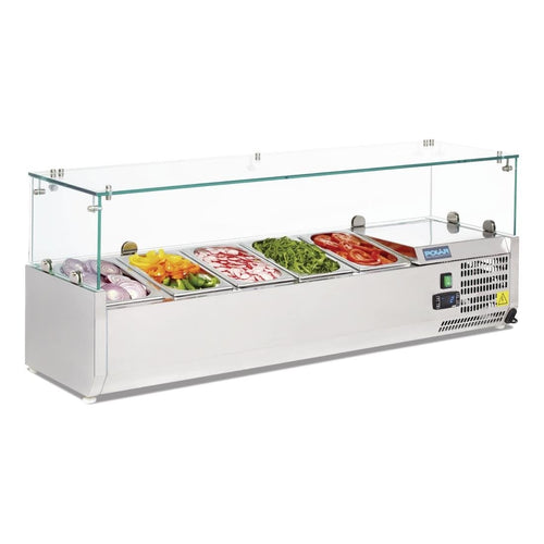 Polar Polar G-Series Countertop Prep Fridge 5x 1/4GN 1200mm