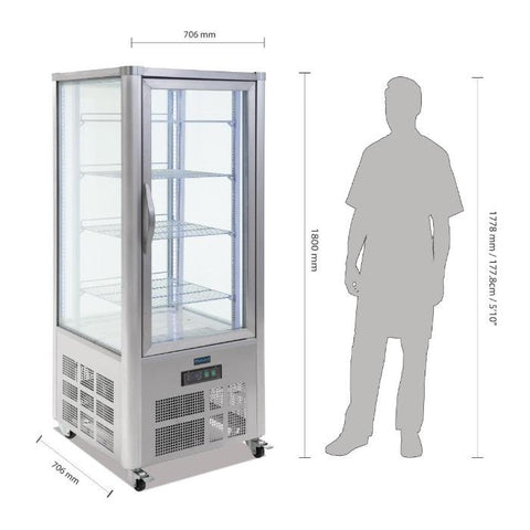 Polar 400L G-Series Patisserie Display Fridge