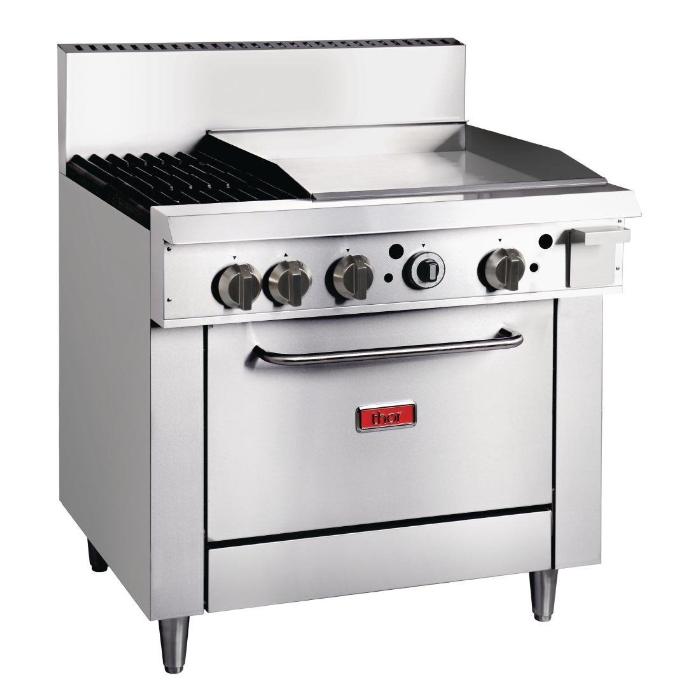 Thor 2 Burner Propane Gas Oven Range with Griddle Plate