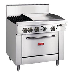 Thor 2 Burner Propane Gas Oven Range with Gridlde Plate - icegroup hospitality superstore