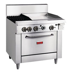 Thor 2 Burner Natural Gas Oven Range with Griddle Plate - icegroup hospitality superstore