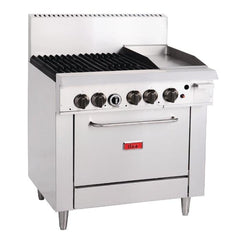 Thor 4 Burner Propane Gas Oven Range with Griddle Plate - icegroup hospitality superstore