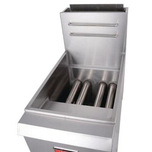 Thor Freestanding Natural Gas Single Pan Twin Basket Deep Fryer - TR-F45-NG