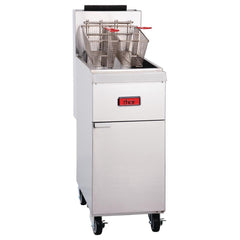 Thor Thor Freestanding Natural Gas Single Pan Twin Basket Deep Fryer - TR-F45-NG