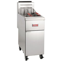 Thor Gas Freestanding Propane Gas Single Pan Double Basket Deep Fryer TR-F45 - icegroup hospitality superstore