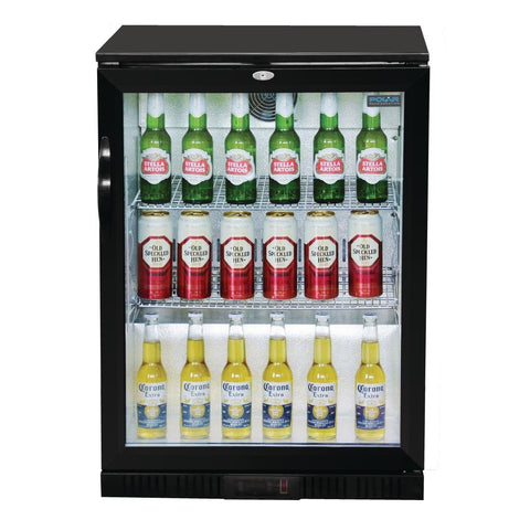 Polar 138L G-Series Back Bar Cooler with Hinged Door