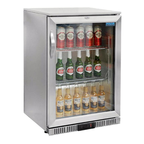 Polar 138L G-Series Back Bar Cooler Stainless Steel Hinged Door