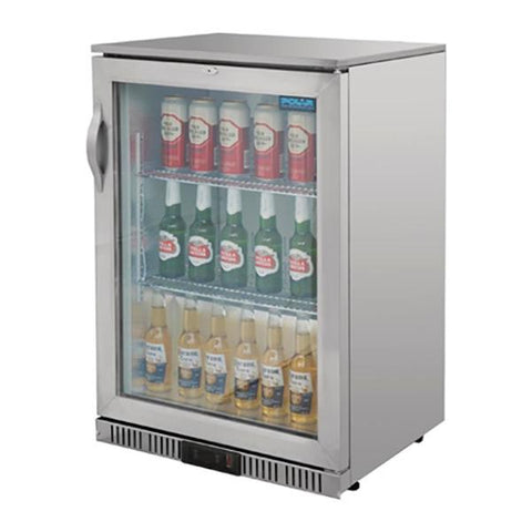 Polar 138L G-Series Back Bar Cooler Stainless Steel Hinged Door