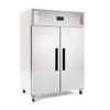Polar 1200L G-Series 2 Door Upright Freezer Stainless Steel