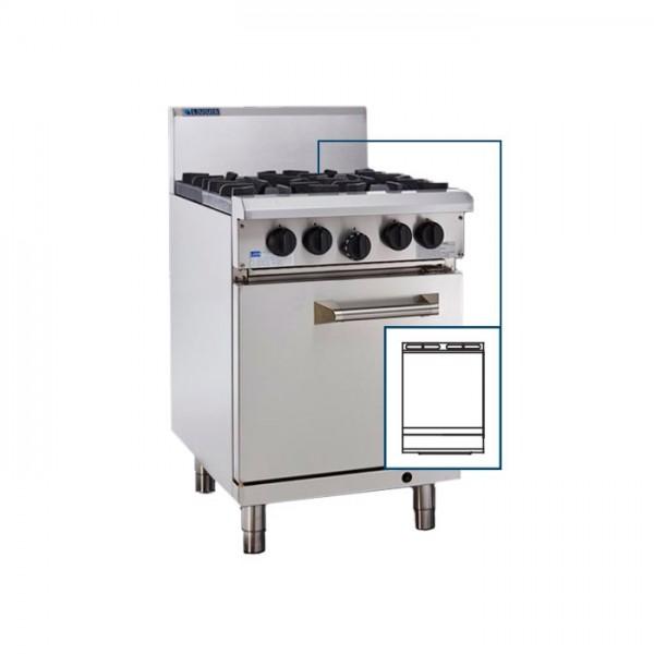 LUUS Professional Griddle Oven 600mm - RS-6P