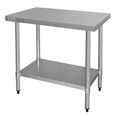 Vogue Stainless Steel Prep Table 900mm - icegroup hospitality superstore