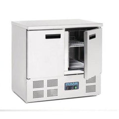 Polar Polar 240L G-Series Counter 2 Door Fridge Stainless Steel