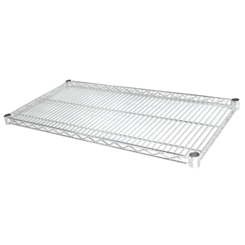2PCE Vogue Chrome Wire Shelves 915 x 457mm