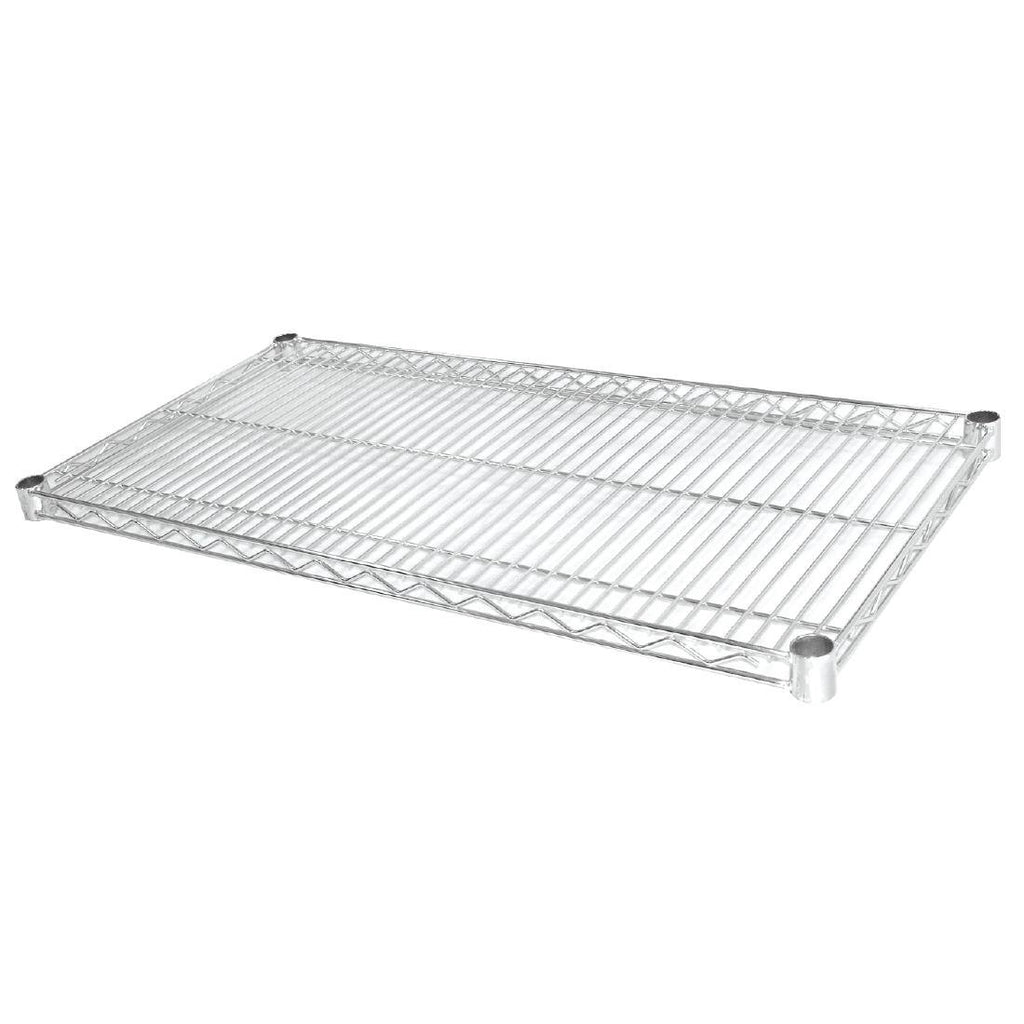 2PCE Vogue Chrome Wire Shelves 1220 x 457mm